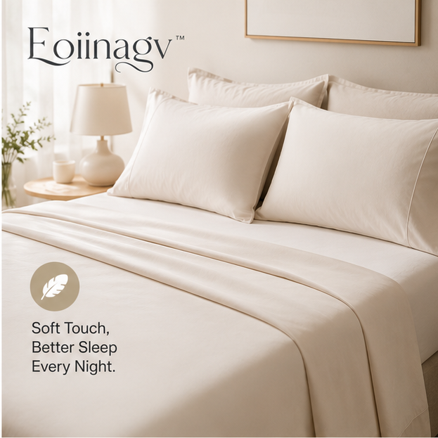 Eoiinagv™ Soft Bed Sheet Set