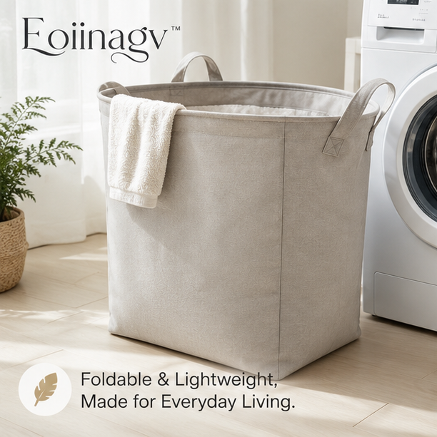 Eoiinagv™ Foldable Laundry Basket with Handles